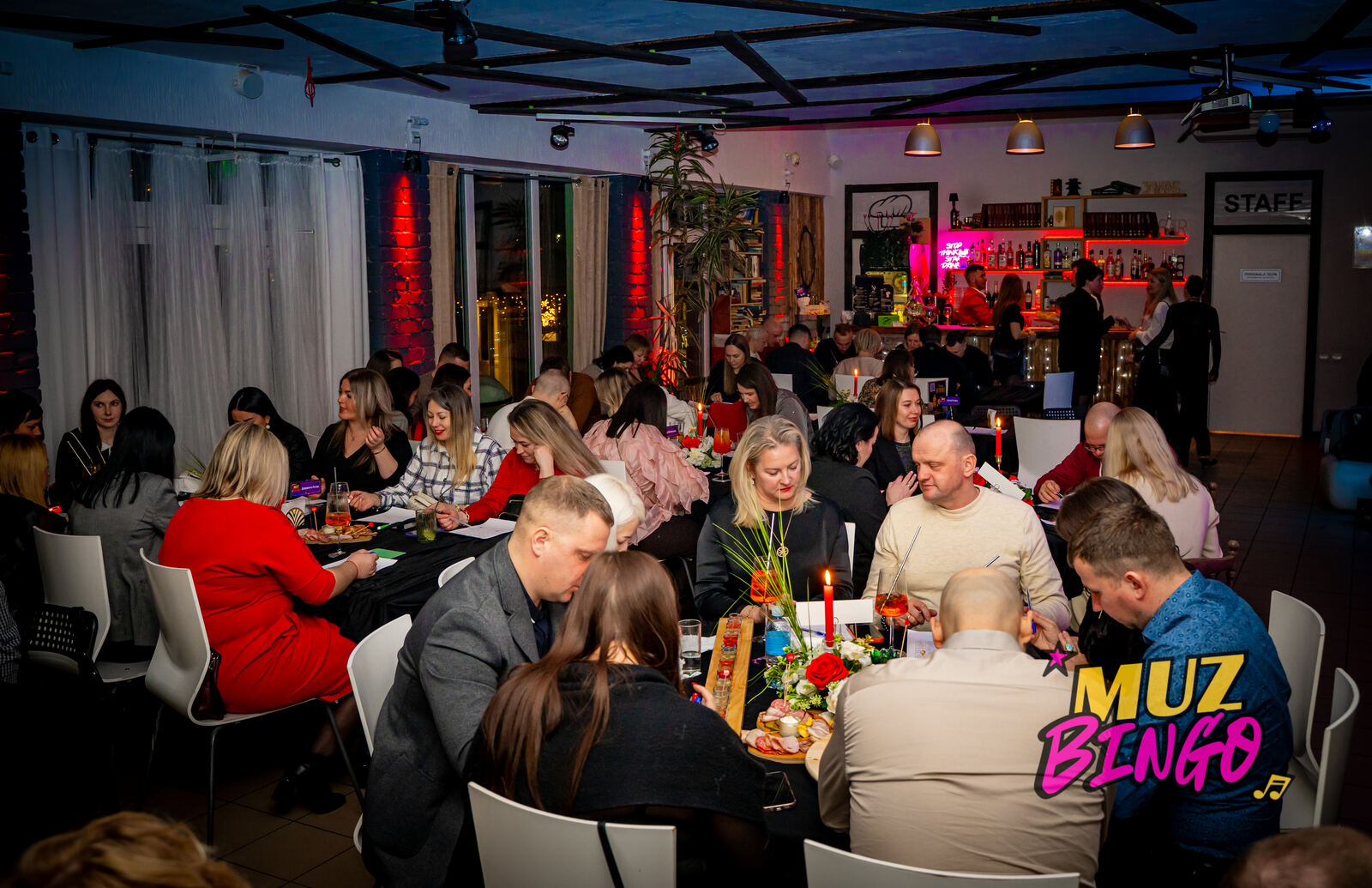 Muzbingo game night - full venue